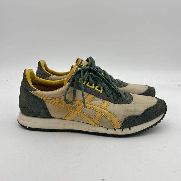 Onitsuka Tiger Dualio Yellow Green Sneakers Shoes Men\'s 8 Retro Streetwear main image 8